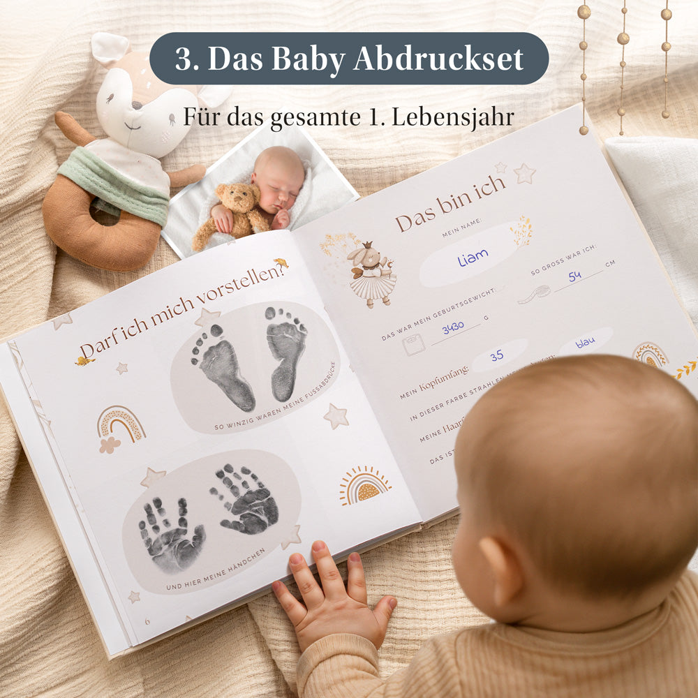 Erstes-Jahr-Set Scandi Leinen