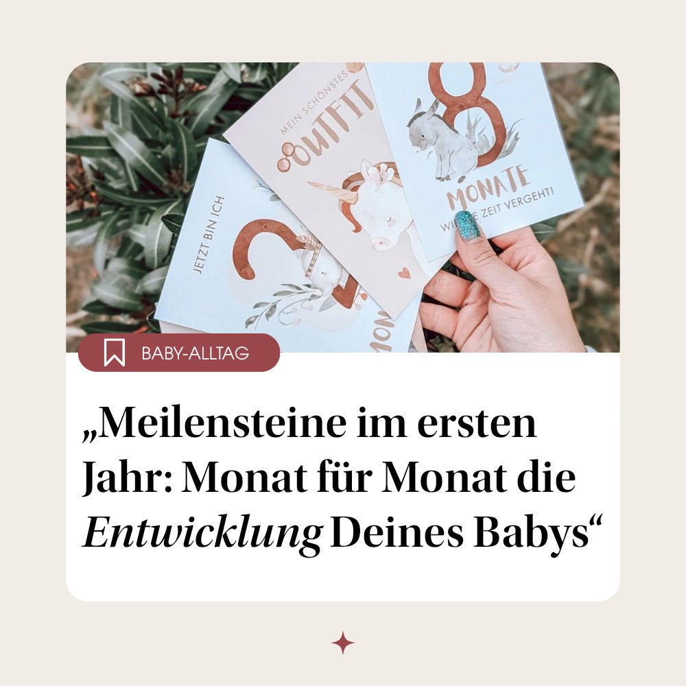 Meilensteine im ersten lebensjahr