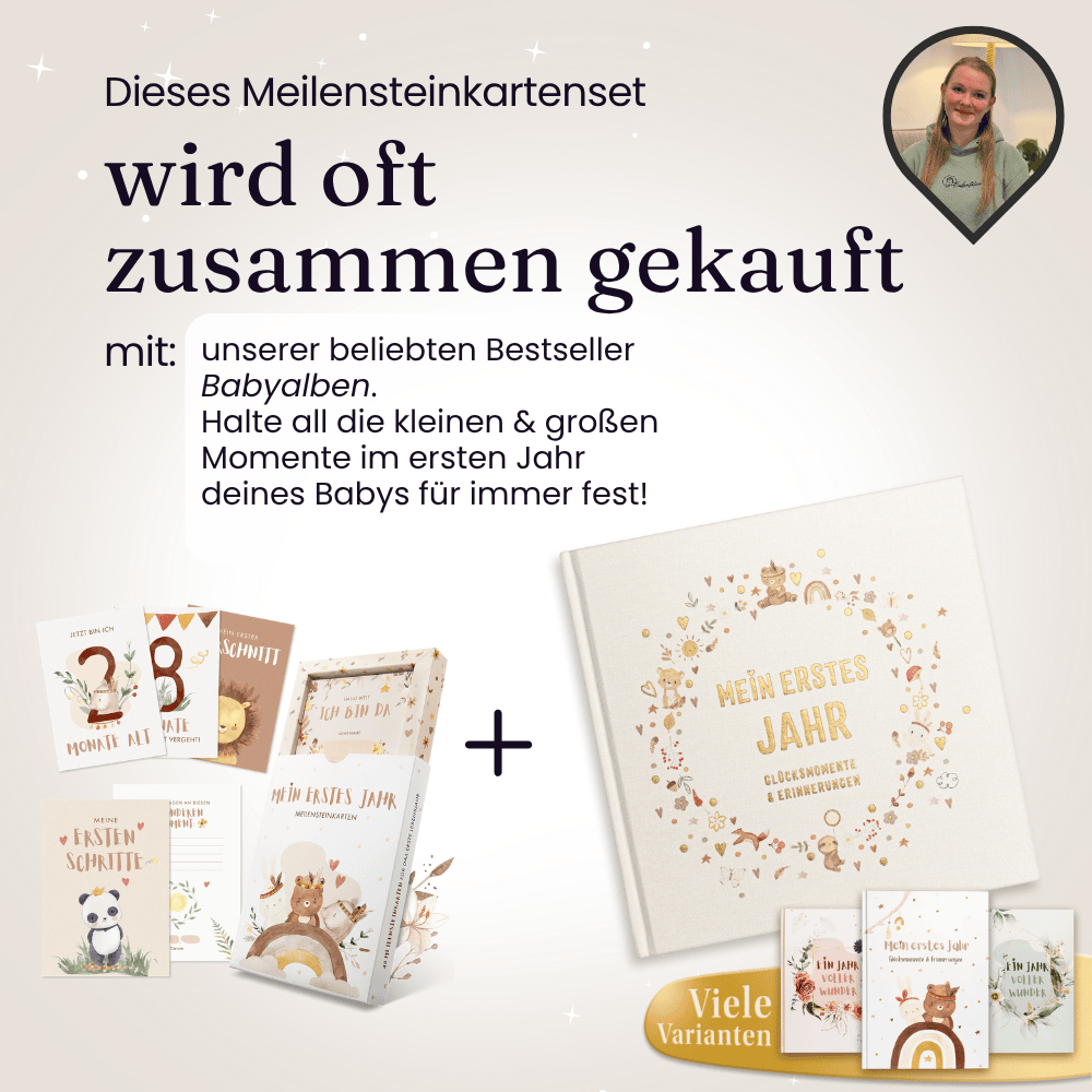 Meilensteinkarten Baby Boho