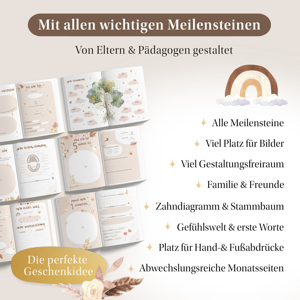 Babybalbum mein erstes jahr