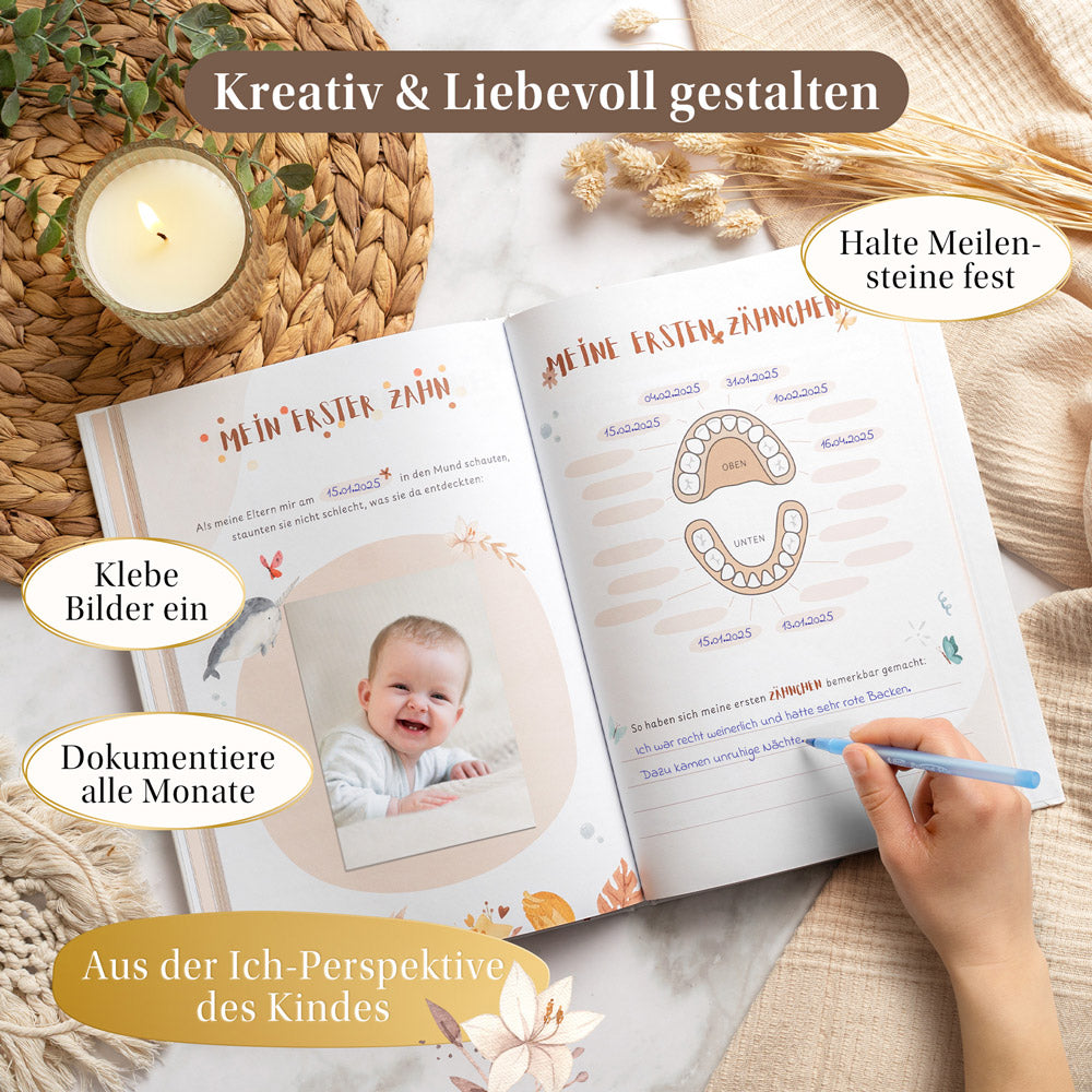 Babytagebuch mein erstes Jahr 