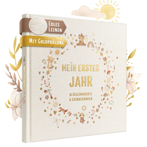 Babyalbum Boho (Leinen)