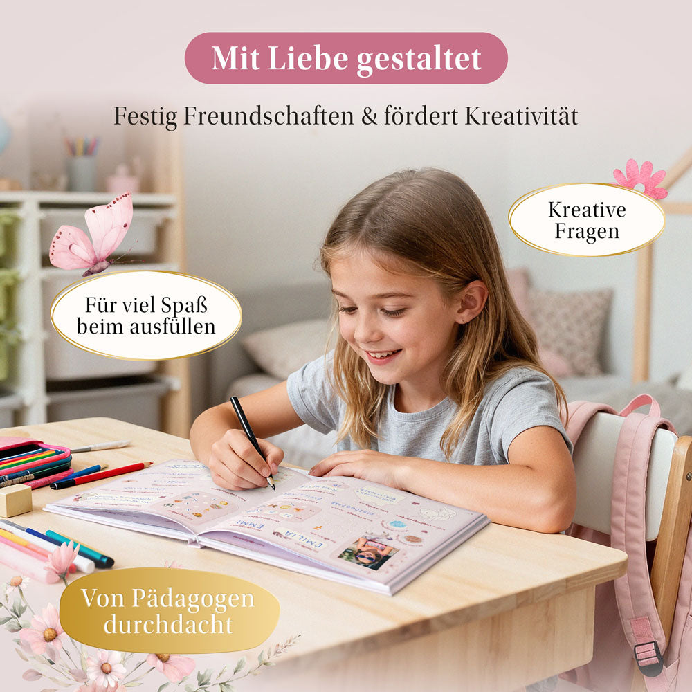 Freundebuch Schule Einhorn