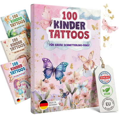 Kindertattoos Schmetterlinge