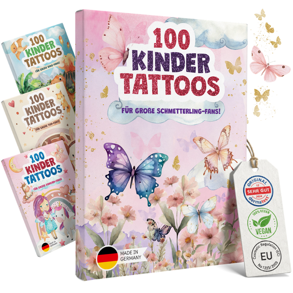 Kindertattoos Schmetterlinge