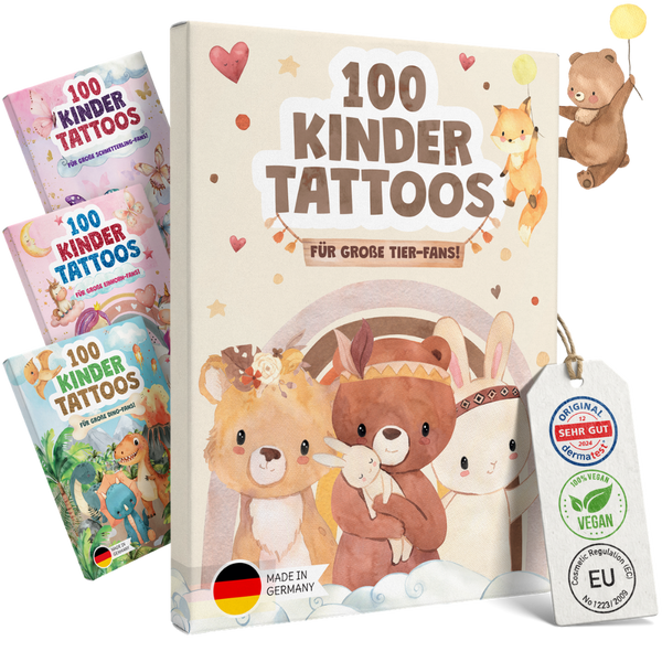 Kindertattoos Tiere