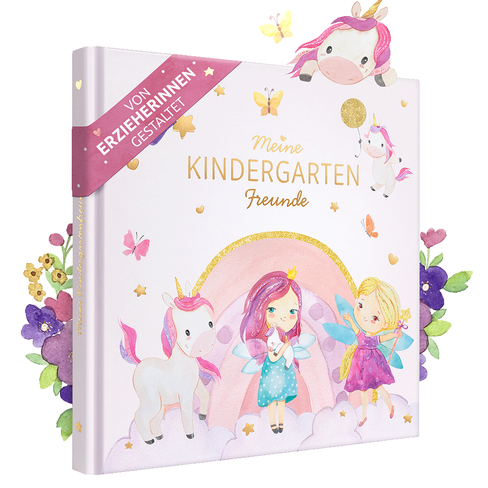 Freundebuch Kindergarten "Einhorn"