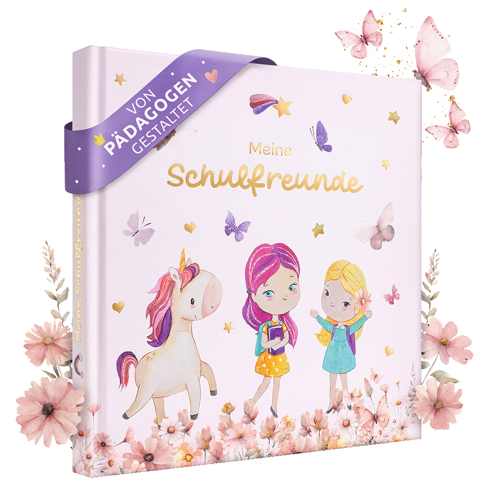 Freundebuch Schule "Einhorn"