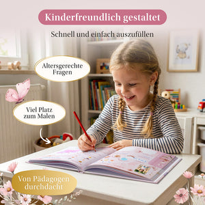 Produktbild von Goldbuch Freundebuch Schmetterlinge – DIN A5, 84 Seiten, Für Mädchen, Kindergarten & Schule