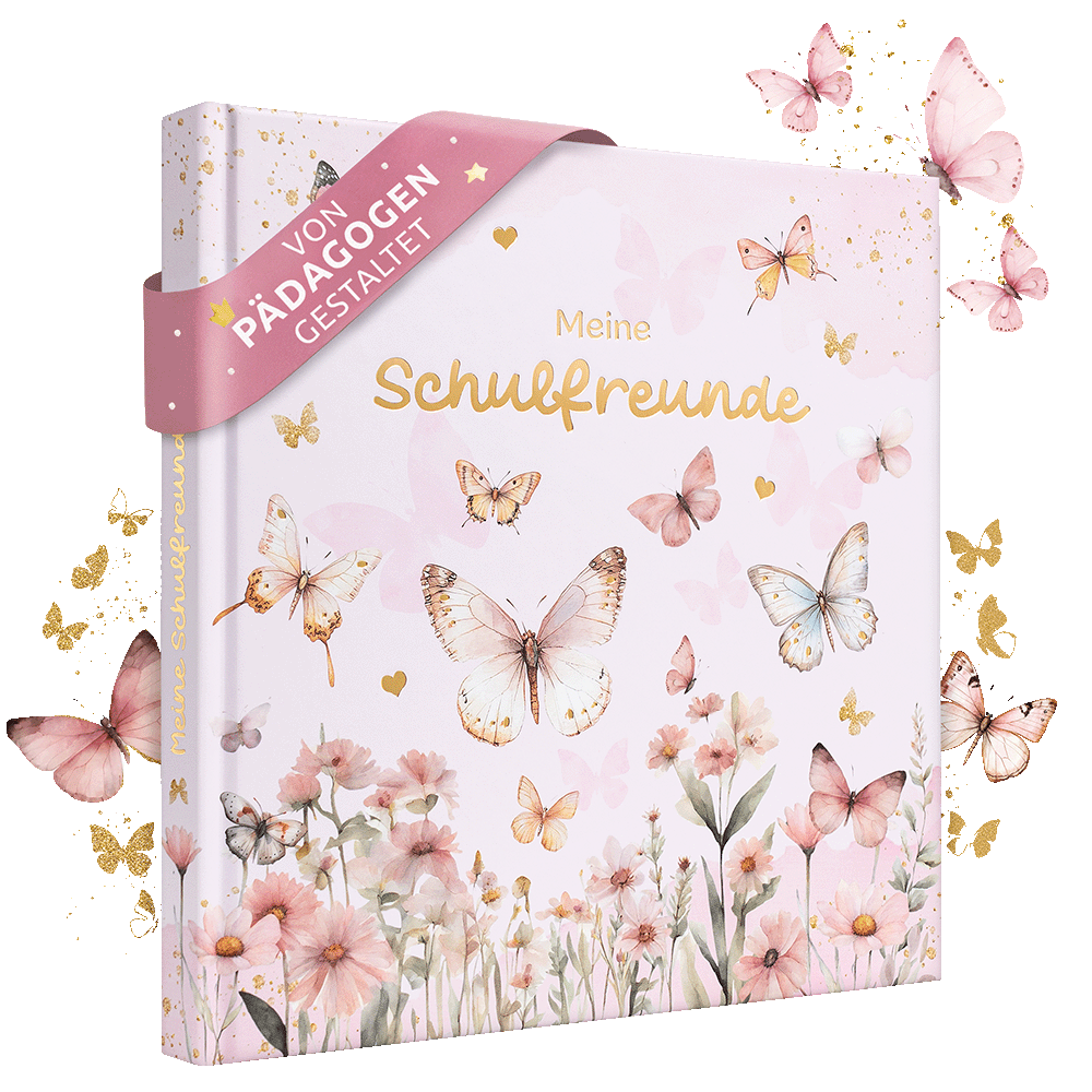 Freundebuch Schule "Schmetterlinge"