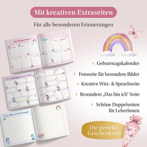 Freundebuch Schule "Einhorn"