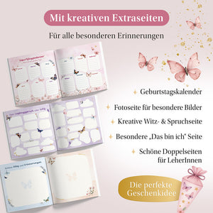 Freundebuch Schule "Schmetterlinge"