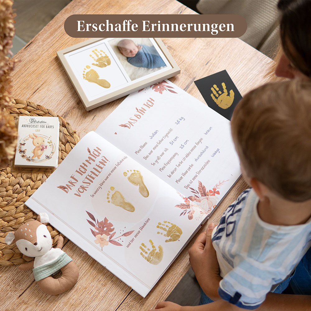 Abdruckset Baby Gold (0-6 Monate)