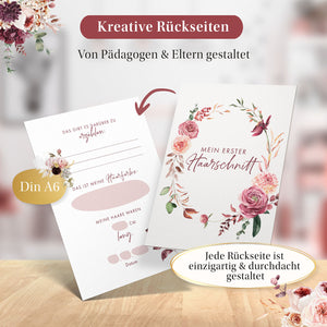 Kreative Rückseiten: Jede Meilensteinkarte bietet Platz für persönliche Erinnerungen und Details, gestaltet von Pädagogen & Eltern.