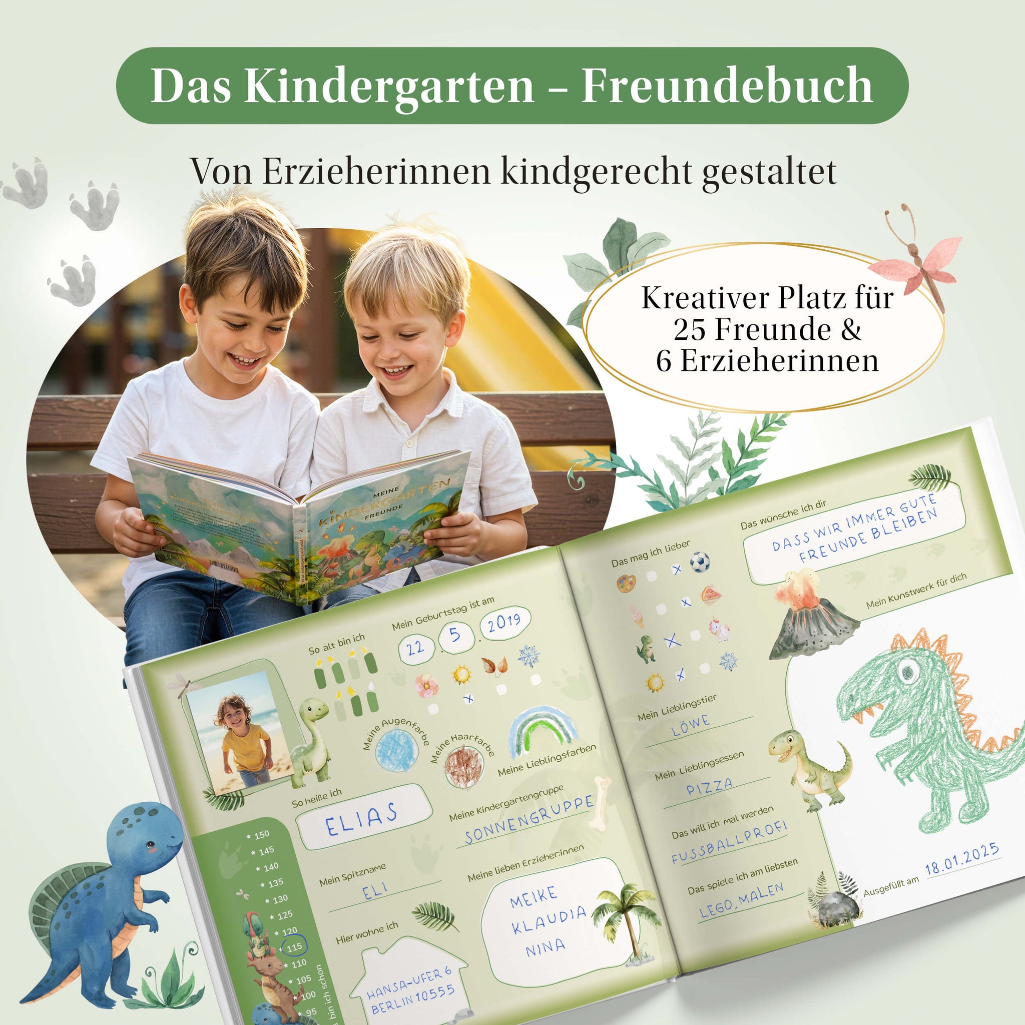 Kindergarten-Set Dino