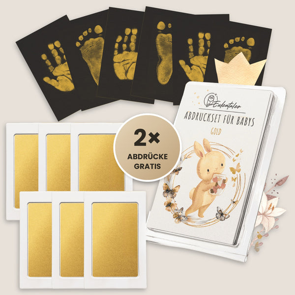 Abdruckset Baby Sparset Gold (6 Abdrücke)
