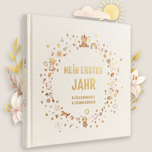 Babyalbum Boho (Leinen)
