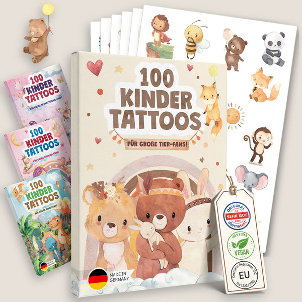 Kindertattoos Tiere